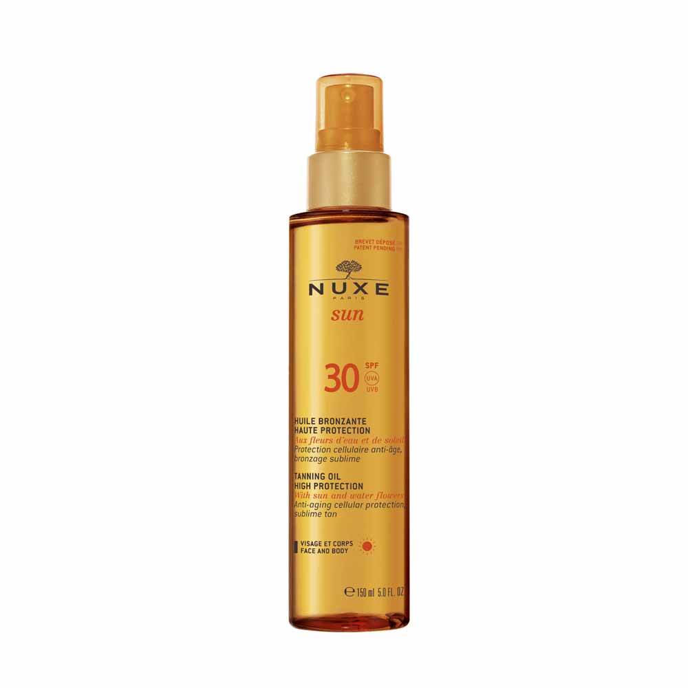 NUXE SUN tanning oil - Λάδι μαυρίσματος για πρόσωπο & σώμα SPF30